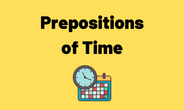 Prepositions of Time