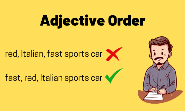 Adjective Order for Better Descriptions