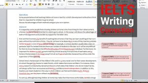 ielts writing correction