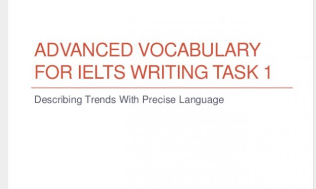 How to Use More Advanced Vocabulary for Task 1 [IELTS Writing]