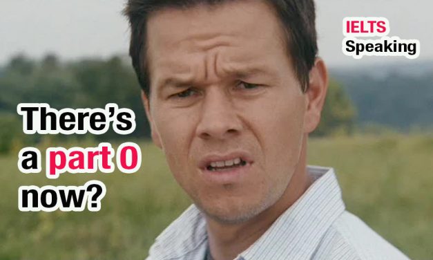 IELTS Speaking Part…. Zero?