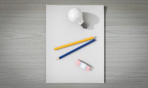 writing down ideas