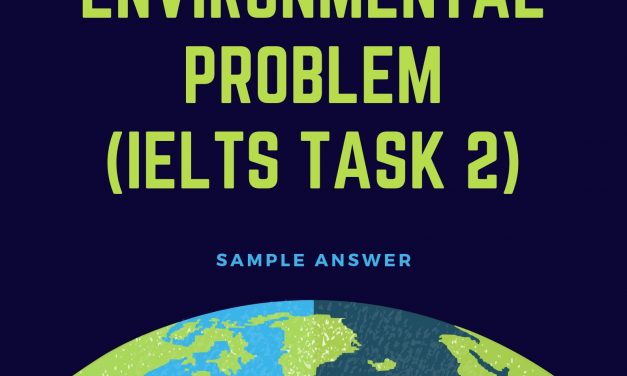 Major Environmental Problems [Task 2 Sample Answer]