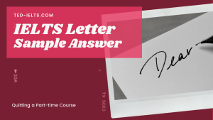 writing ielts letter