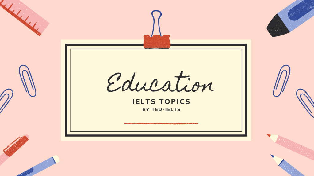 ielts topic education