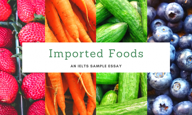 Foreign Food: IELTS Sample Essay