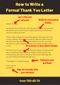 How to Write a Thank You Letter [IELTS General] - TED IELTS