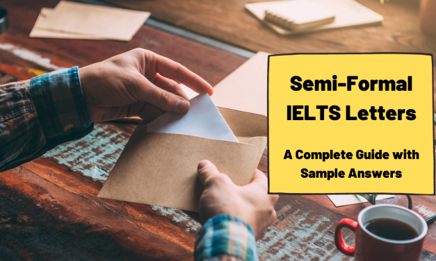 Semi-Formal Letter Writing for IELTS