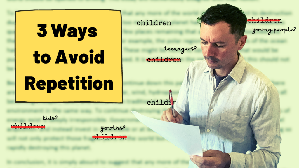 avoid repetition ielts