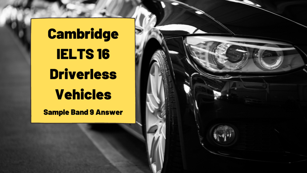 cambridge ielts 16 sample answer