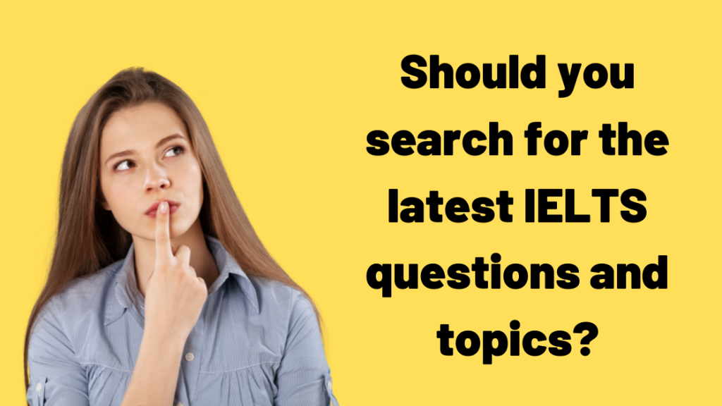 latest ielts questions