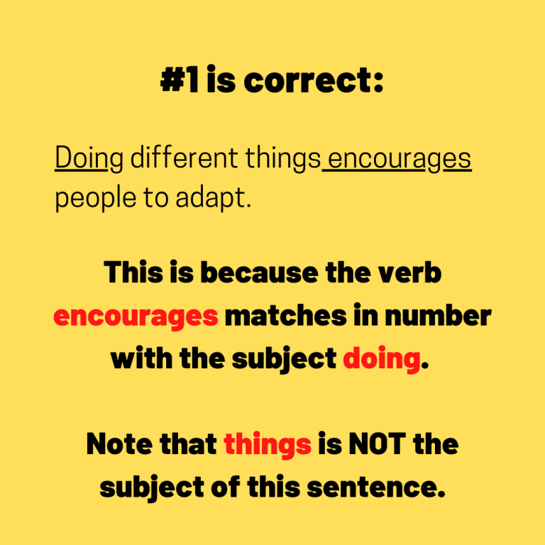 Subject-Verb Agreement - TED IELTS