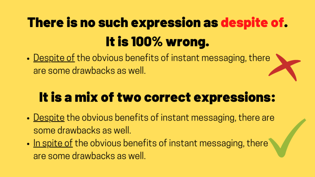 Despite vs In Spite Of - TED IELTS